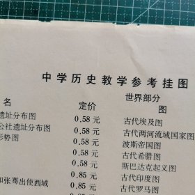 中学历史教学参考挂图 西汉同匈奴的战争和张赛出使西域