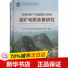 贵州省矿产资源潜力评价成矿地质背景研究