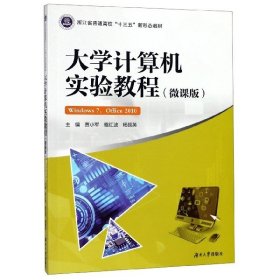 【正版图书】大学计算机实验教程(微课版浙江省普通高校十三五新形态教材)贾小军//骆红波//杨振英9787566717467湖南大学2019-07-01（波）