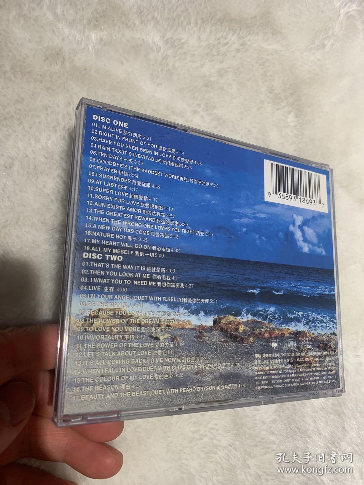 CD 席琳·狄翁 新生来临（双碟装 方盒装）带外纸盒套.光盘无划痕