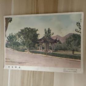 老版宣传画年画海报——五十年代杭州西湖双峰插云32开