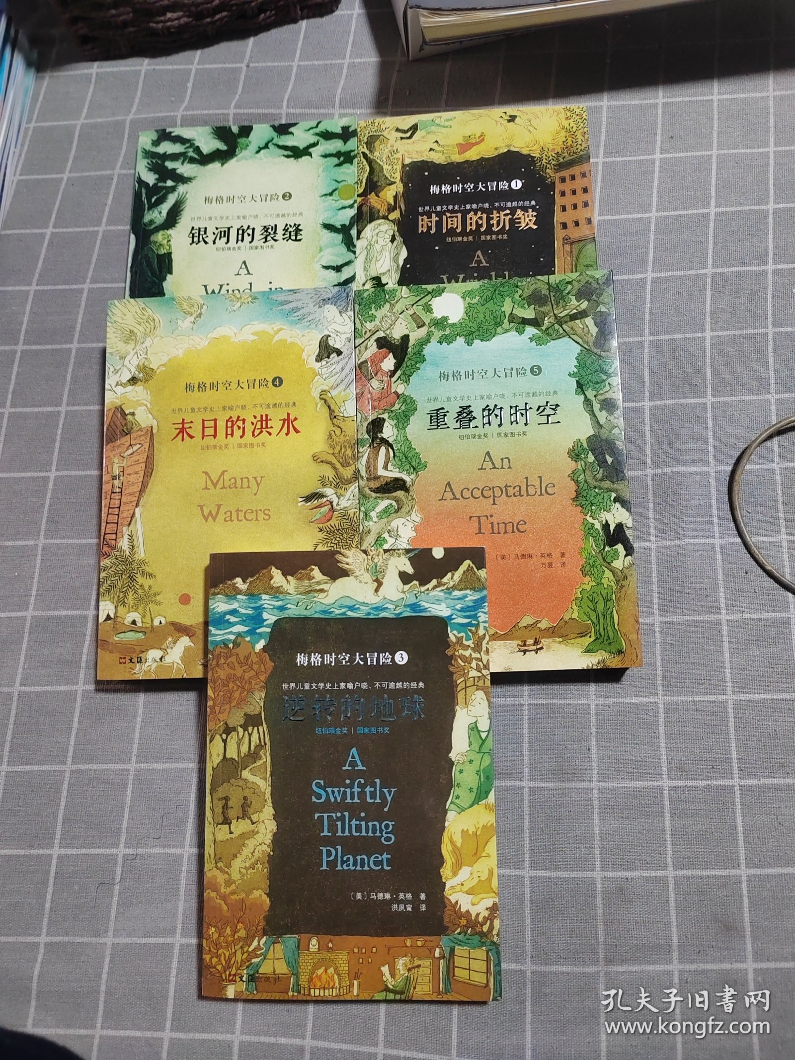 梅格时空大冒险（套装全5册）（含《时间的折皱》[又名《时间的皱折》《时间的皱纹》]、《银河的裂缝》等）