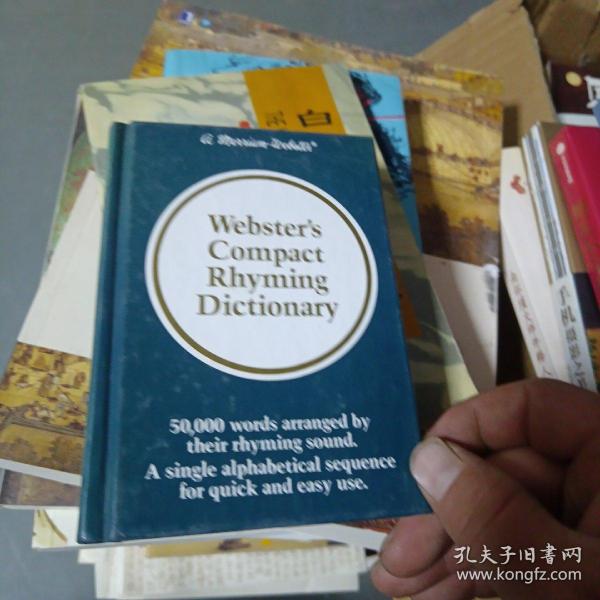 Webster's Compact Rhyming Dictionary 韦氏简明韵脚字典 