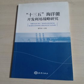 “十三五”海洋能开发利用战略研究