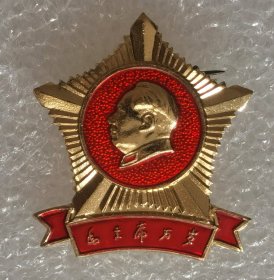 像章纪念章 五星 防化兵研究院东方红公社