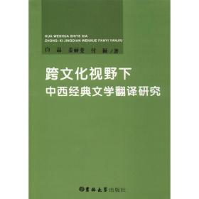 保正版！跨文化视野下中西经典文学翻译研究9787569222647吉林大学出版社白晶,姜丽斐,付颖