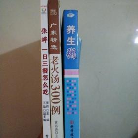 广东精选老火汤300例／养生粥／张晔一日三餐怎么吃  3本