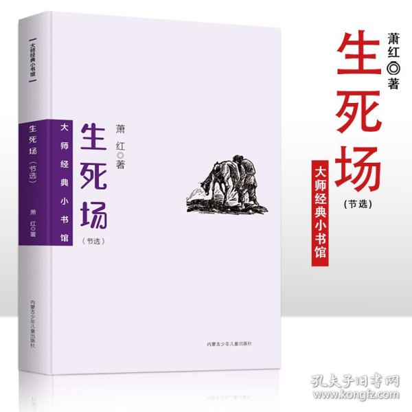 大师经典小书馆 生死场 中小学生七八九年级课外阅读，课外阅读书籍无障碍阅读 经典名著 萧红小说集 初高中生课外阅读书籍  青少年文学作品集