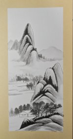 仿古山水卡纸小品（1）