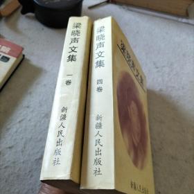 梁晓生文集（一、四卷）2册合售