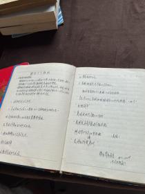 日记本：毛泽东思想万岁、东方红（两本：全手稿内容杂记 ，1971年记，张页几乎记满，以图片为准）