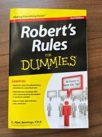 Robert's Rules For Dummies (9781118294048)