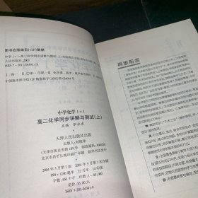 90、00年代老教辅参考资料：中学化学 高二化学同步讲解与测试（上）【内页干净】