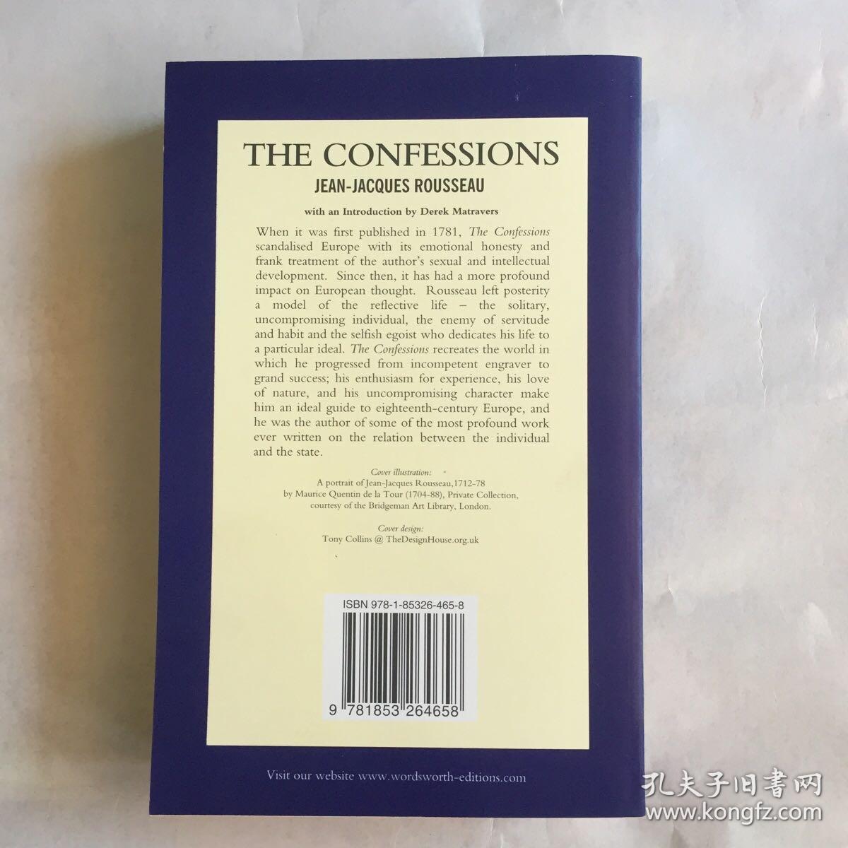 THE CONFESSIONS   Jean-Jacques Rousseau《The Confessions》