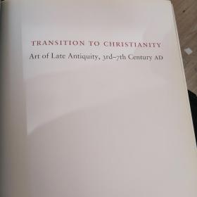 transition to christianity art of antiquity 向基督教的转变古代艺术  公元3-7世纪 外文原版书