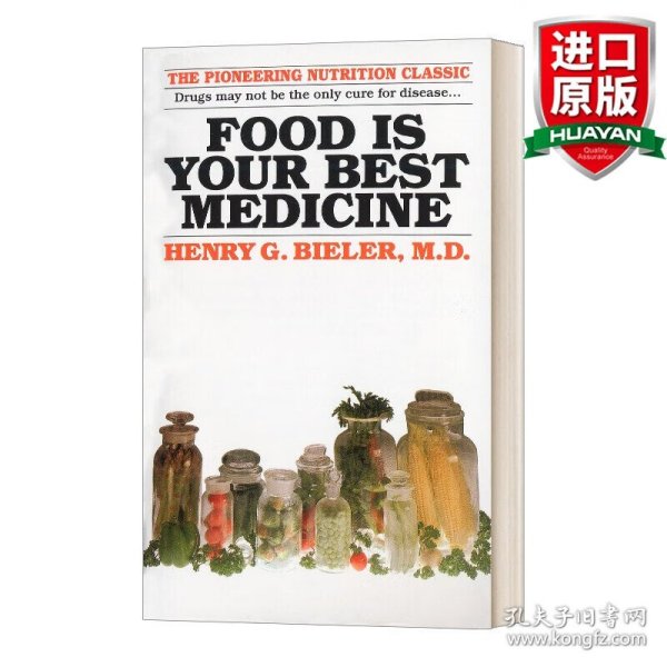 英文原版 Food Is Your Best Medicine 食物营养与疾病 比勒医生的营养学忠告 英文版 进口英语原版书籍