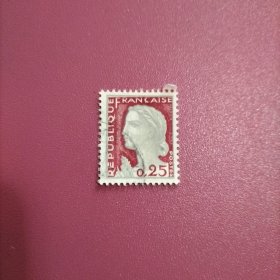 法国信销邮票 1960年 玛丽亚娜 0.25f
