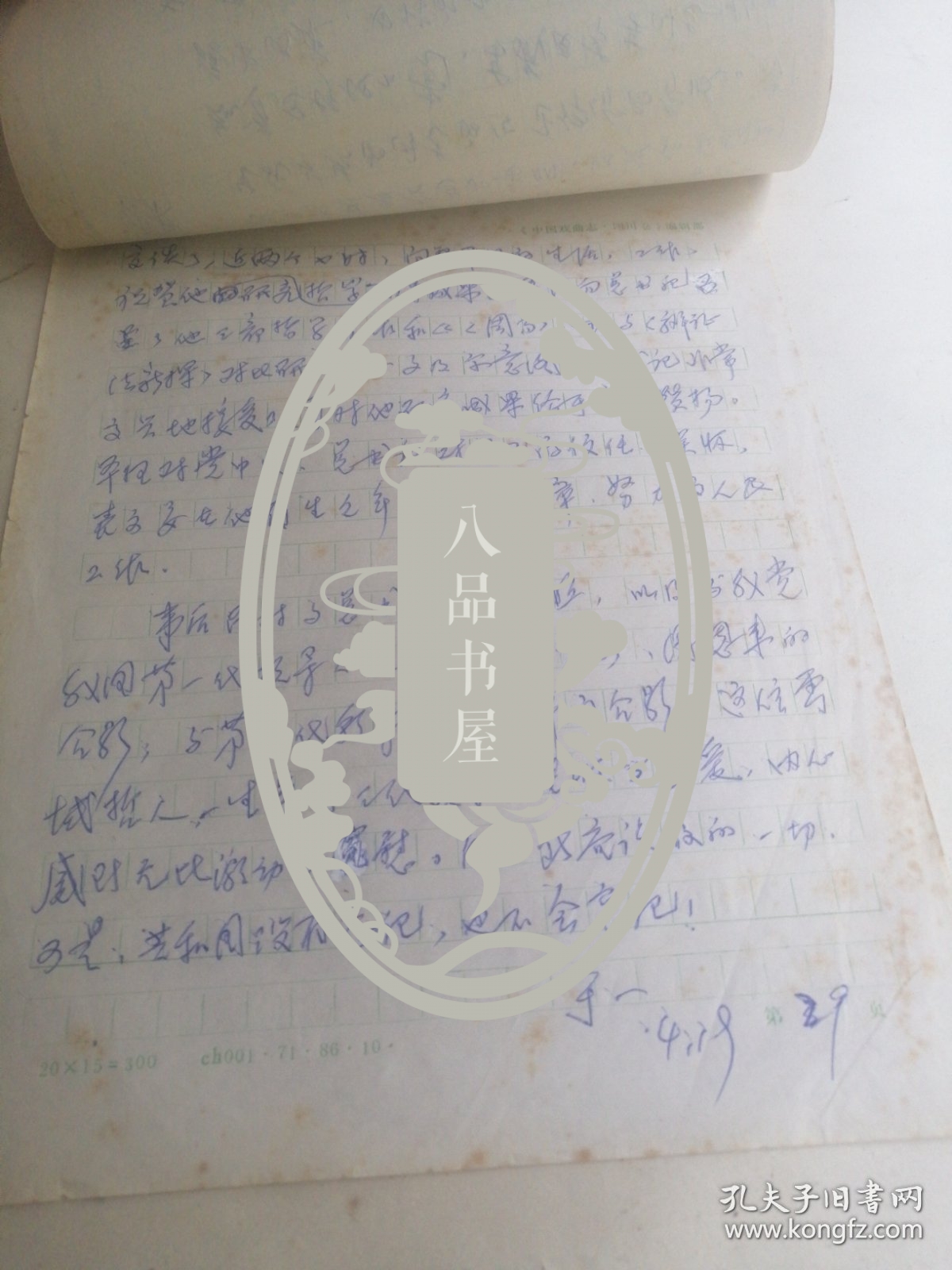 四川省川剧艺术研究院于一手稿《雪域哲人》拍摄纲目