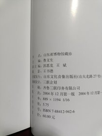 山东省博物馆藏珍 工艺品卷