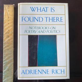 What is found there notebook on poetry and politics 英文原版精装