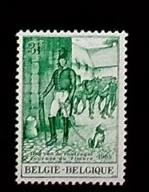 比利时 1965年 邮票日 1全新