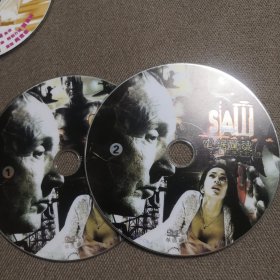 电锯惊魂电影合集 DVD 双碟 裸盘