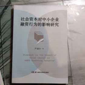 稀少经济学研究书，社会资本对中小企业融资行为的影响研究