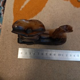 老玉摆件一个重392克放漏出