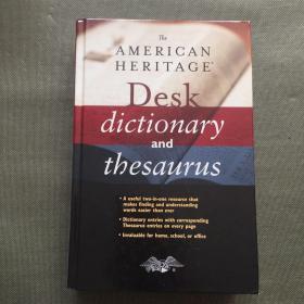 the american heritage desk dictionary and thesaurus【精装】