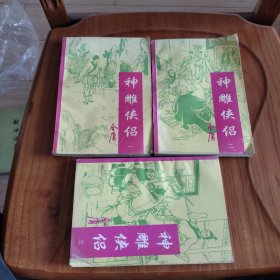 武侠：神雕侠侣 （1、2、3 缺 4 ）3本合售 金庸 西藏人民出版社