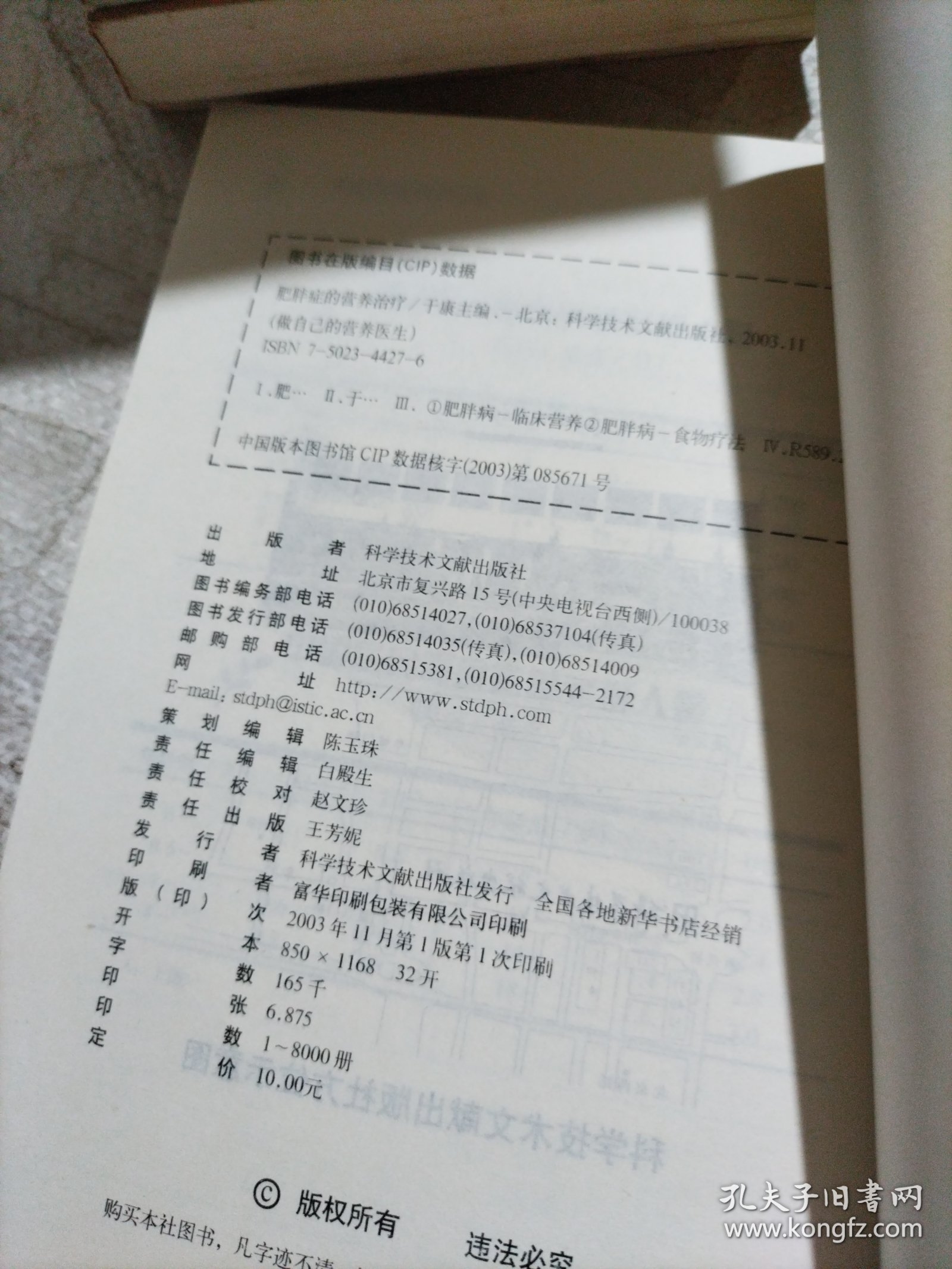 肥胖症的营养治疗