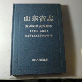 山东省志·劳动和社会保障志（1986-2005）【精装【16开】