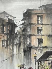 庄千双，笔名；霜。雁荡墨客。汉族，浙江省温州乐清市雁荡山人。1962年8月1日生。师从著名山水画家周逢俊导师。现为中国美术家协会会员，清华美术学院高研班在读、中国书画家协会会员、一级美术师，西泠书画研究院聘为画师、包头市美术家协会会员、土默特右旗美术家协会理事、包头市温州商会理事、包头市浙江商会理事。