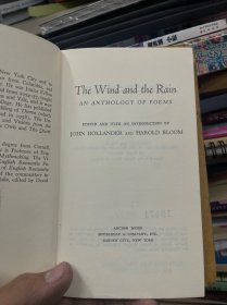 THE WIND AND THE RAIN AN ANTHOLOGY OF POEMS