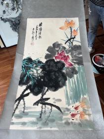 陈子毅精品花鸟原装原裱