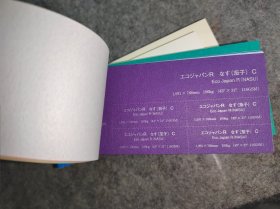 纸样 王子制纸 紙見本　王子製紙 日本王子造纸公司几千种纸的样品21本，13×5.5厘米大小，直观感受和纸的厚薄和色彩，也可以当做日本颜色的色卡色谱