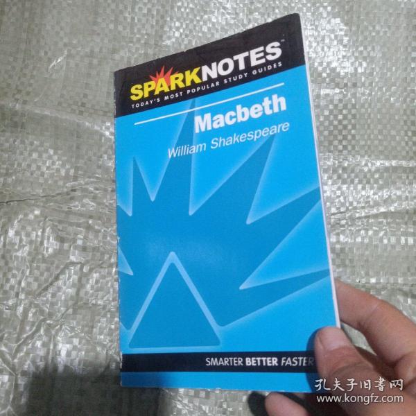 实物拍照：SPARKNOTES  MACBETH   WILLIAM   SHAKESPEARE