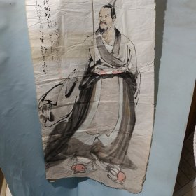 李樸画 人物画一幅（丁卯仲春 僊谿李樸绘于榕城）仙游著名画家李耕之子