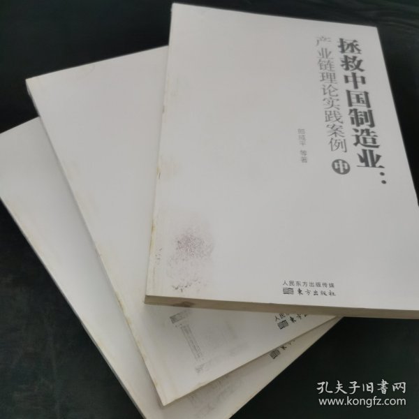 拯救中国制造业:产业链理论实践案例上中下(共三册)