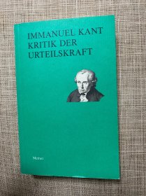 Immanuel Kant Kpitik der Urteilskraft