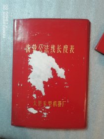 齿轮公法线长度表，另加2个尺子