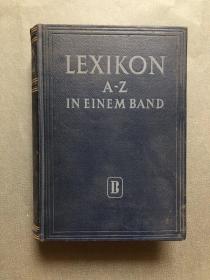 （英文原版）LEXIKON A-Z IN EINEM BAND（大量地图，插图 ）