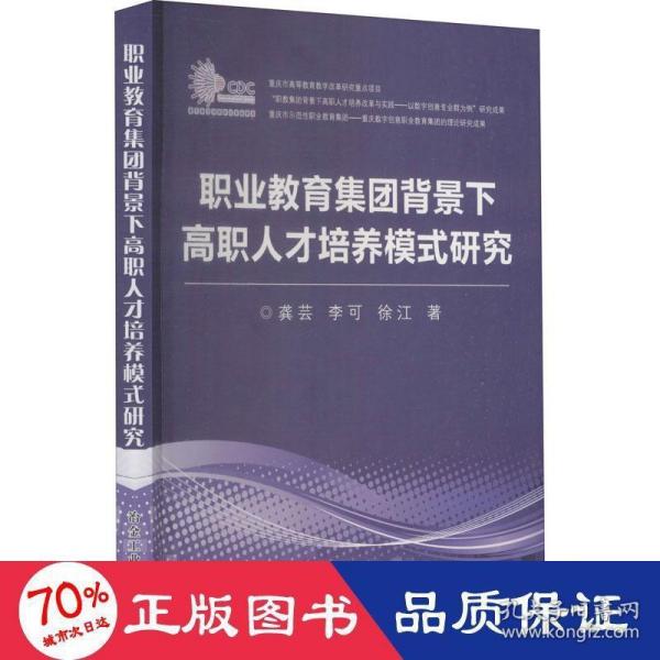 职业教育集团背景下高职人才培养模式研究