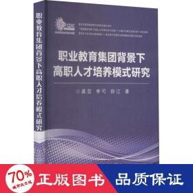 职业教育集团背景下高职人才培养模式研究