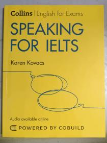 柯林斯雅思口语 英文原版 Collins English for Exams Speaking for IELTS 雅思口语英语考试系列自学辅导学习工具书 进口英语书籍