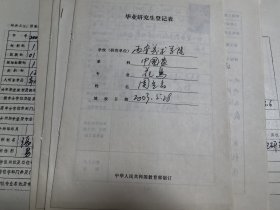 画家姜怡翔、张之光、王金岭、江文湛、程征手迹，西安交通大学大学教授、著名画家简历资料