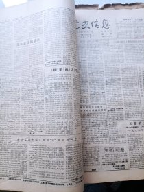党史信息报(试刊号合订本)1985~1988年