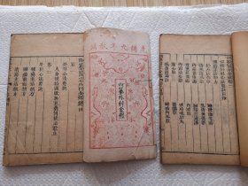 中医资料！清光绪九年木刻本 线装《御纂外科金鉴》16卷 十六册一套全（带涵套 破旧） 保真