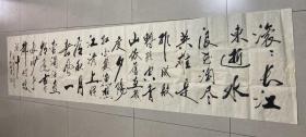 车砚公 大幅书法 软片 228×52厘米