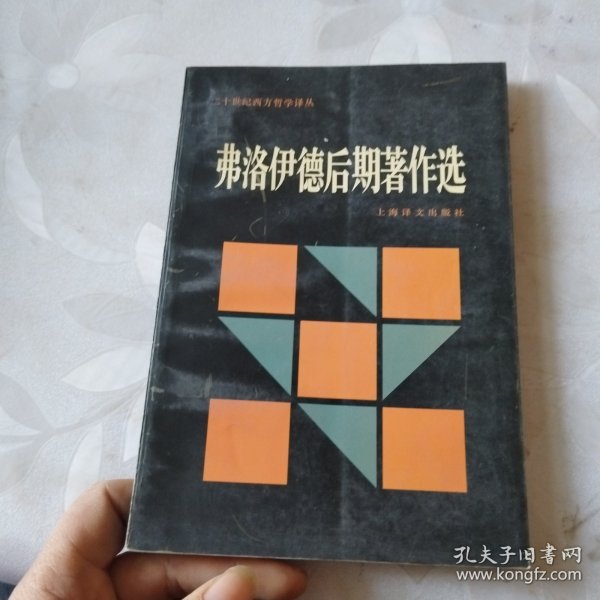 弗洛伊德后期著作选：二十世纪西方哲学译丛